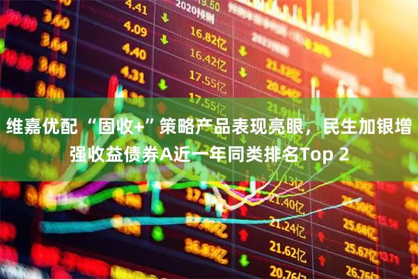 维嘉优配 “固收+”策略产品表现亮眼，民生加银增强收益债券A近一年同类排名Top 2