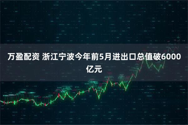 万盈配资 浙江宁波今年前5月进出口总值破6000亿元